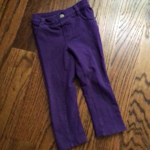 Purple 2t jegging leggings